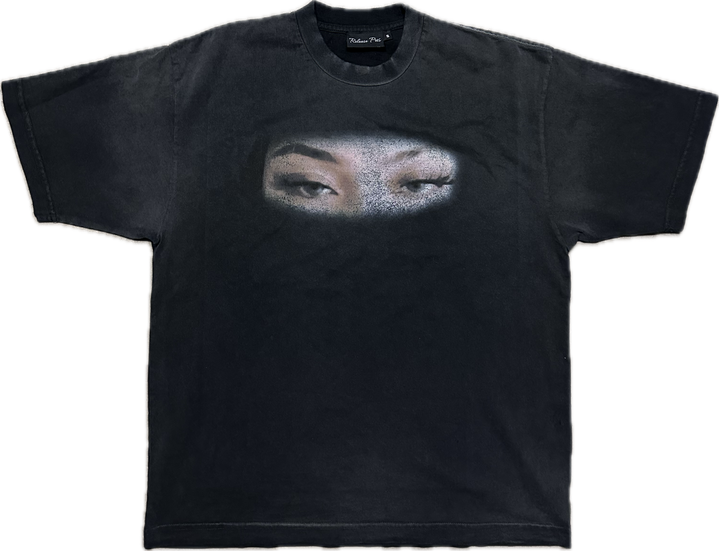 Eyes Faded Black Tee