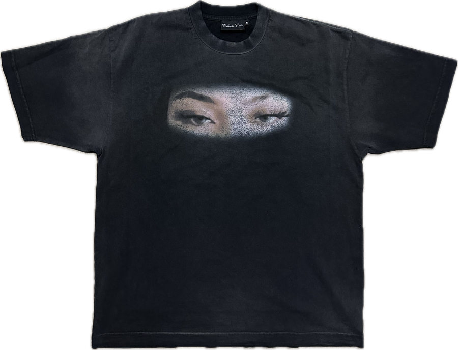 Eyes Faded Black Tee
